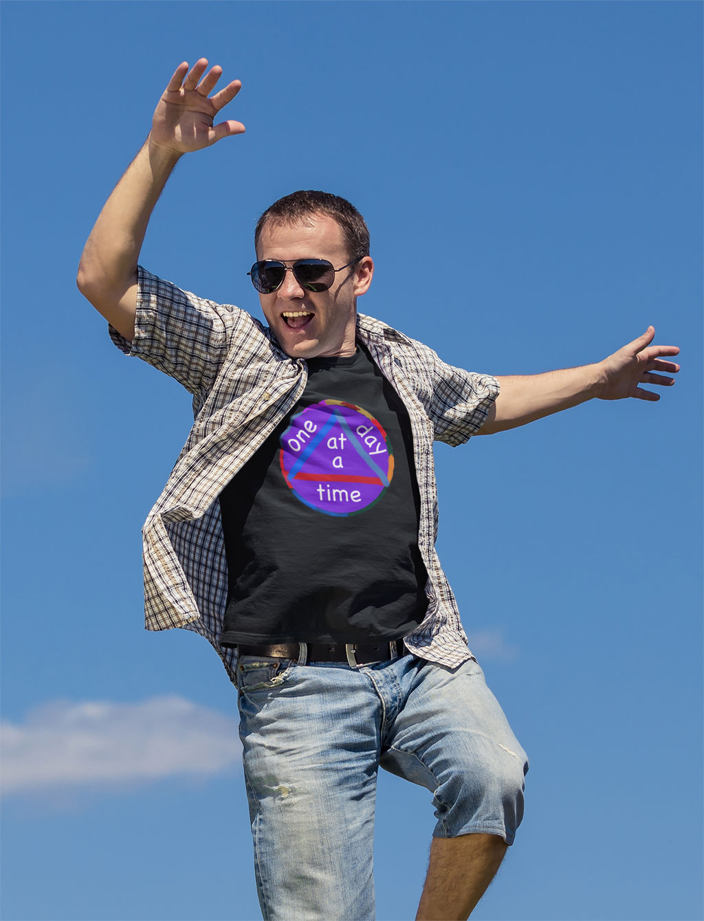 One Day At A Time Tee - Broken Chains Apparel