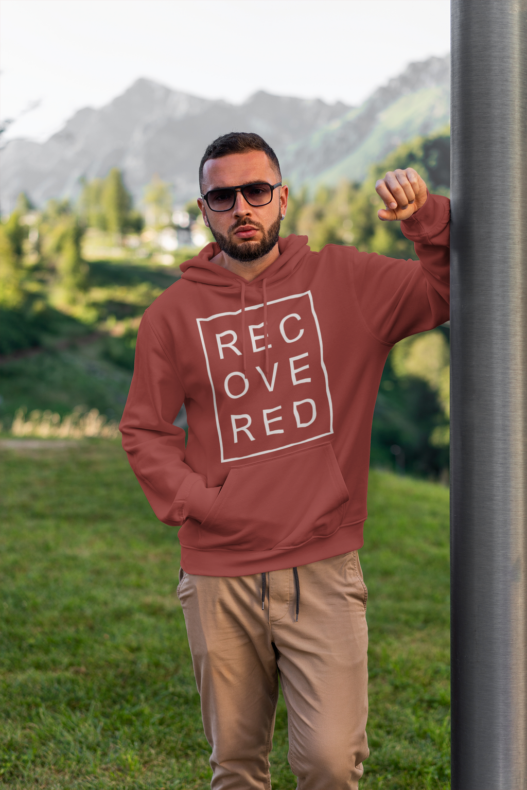 Recovered 9 Letter Hoodie - Broken Chains Apparel