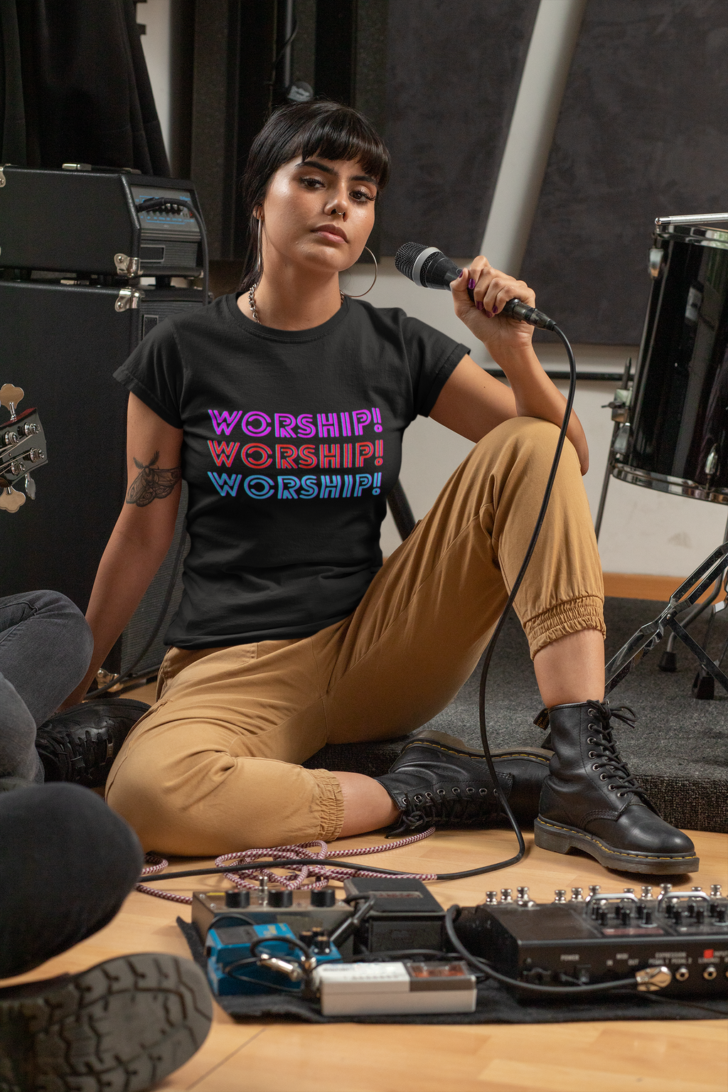 Worship Women's T-Shirt - Broken Chains Apparel