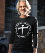 Load image into Gallery viewer, Alpha Omega - Nails Long Sleeve T-Shirt - Broken Chains Apparel
