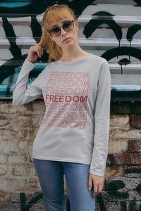 Freedom Long Sleeve T-Shirt - Broken Chains Apparel