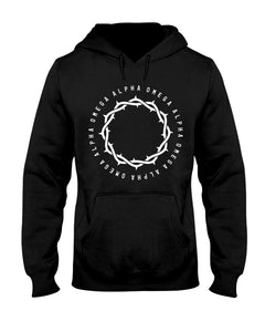 Alpha Omega - Large Crown - Hoodie - Broken Chains Apparel