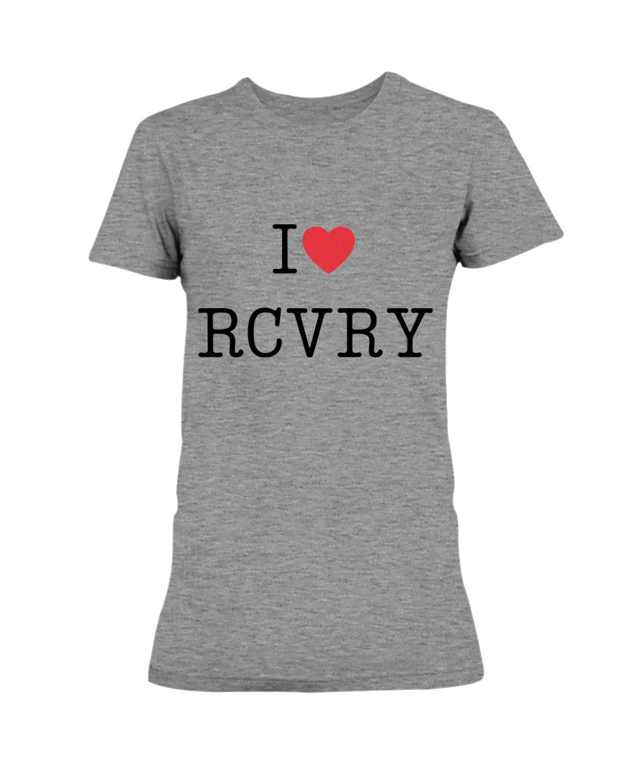 I Love Recovery Women's Tee - Broken Chains Apparel