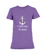 Load image into Gallery viewer, Refuse To Sink - Ladies Tee - Broken Chains Apparel
