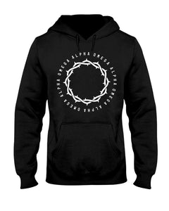Alpha Omega - Large Crown - Big-N-Tall-Hoodie - Broken Chains Apparel