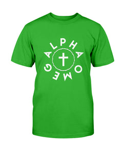Alpha Omega - Crown and Cross - Broken Chains Apparel