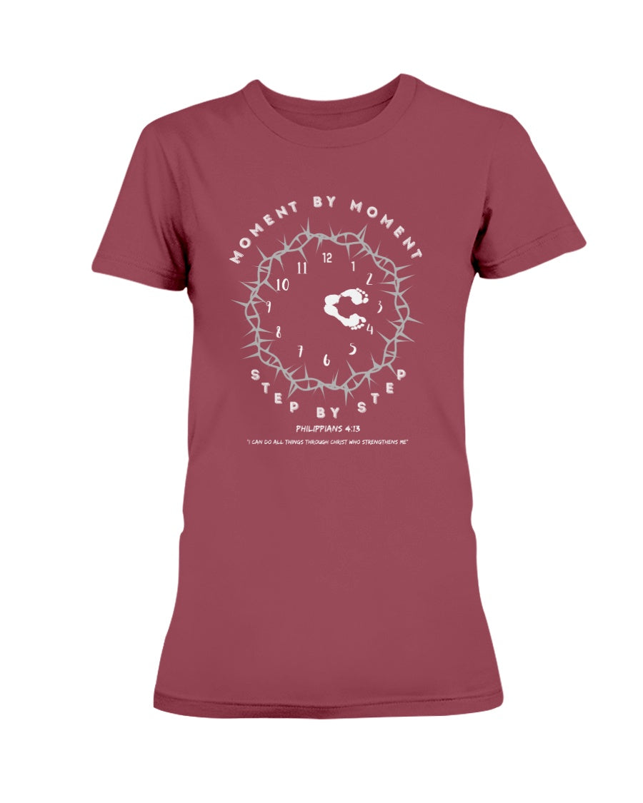 Moment By Moment Women's Tee - Broken Chains Apparel