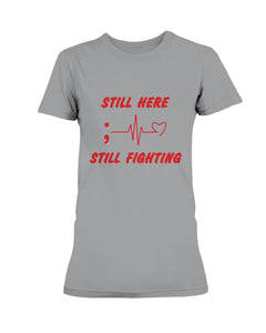 Still Fighting Ladies' Tee - Broken Chains Apparel
