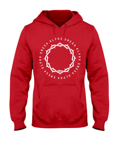 Alpha Omega - Large Crown - Hoodie - Broken Chains Apparel