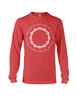 Load image into Gallery viewer, Alpha Omega - Large Crown - Long Sleeve T-Shirt - Broken Chains Apparel
