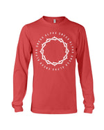 Load image into Gallery viewer, Alpha Omega - Large Crown - Long Sleeve T-Shirt - Broken Chains Apparel
