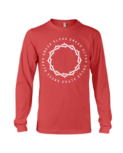 Alpha Omega - Large Crown - Long Sleeve T-Shirt - Broken Chains Apparel
