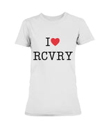 Load image into Gallery viewer, I Love Recovery Women&#39;s Tee - Broken Chains Apparel
