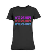 Load image into Gallery viewer, Worship Women&#39;s T-Shirt - Broken Chains Apparel
