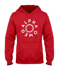 Alpha Omega-Crown-of-Thorns-Big-N-Tall-Hoodie - Broken Chains Apparel