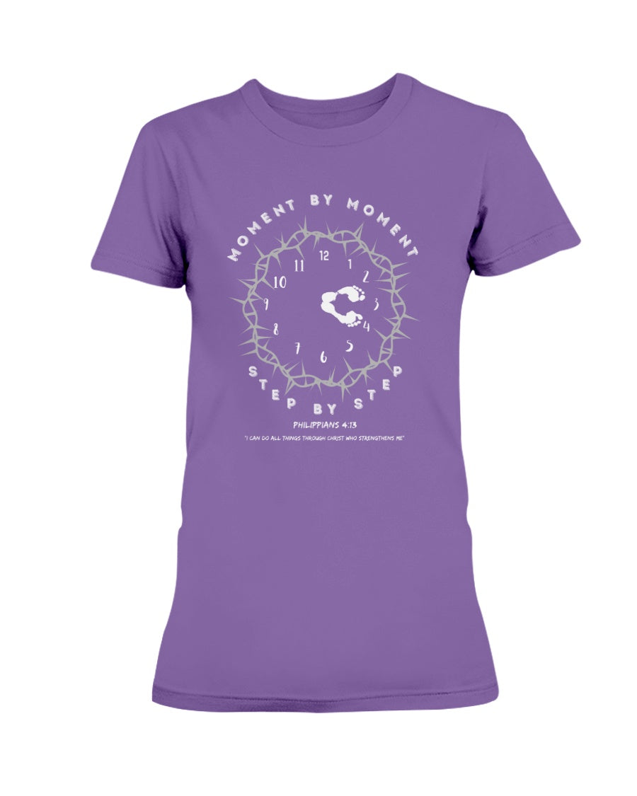 Moment By Moment Women's Tee - Broken Chains Apparel