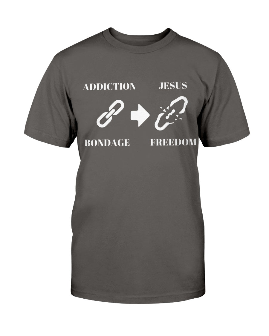 Bondage to Freedom Big-N-Tall T-Shirt - Broken Chains Apparel