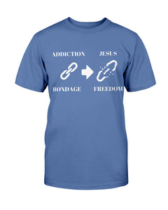 Bondage to Freedom Big-N-Tall T-Shirt - Broken Chains Apparel