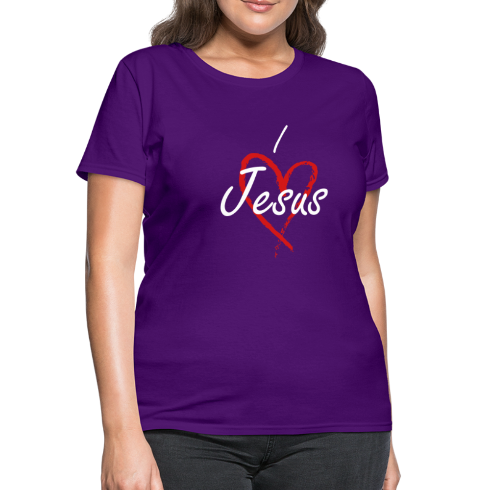 I Love Jesus Women's Tee - Broken Chains Apparel
