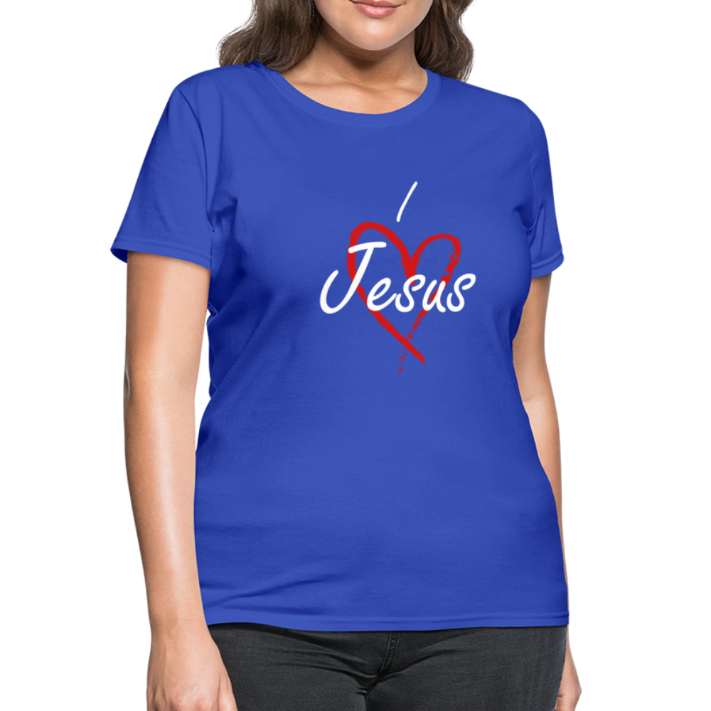 I Love Jesus Women's Tee - Broken Chains Apparel