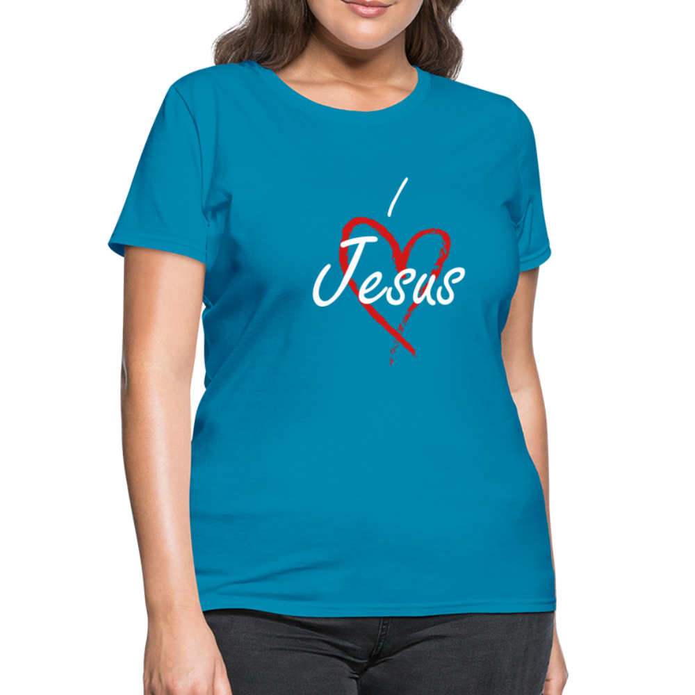 I Love Jesus Women's Tee - Broken Chains Apparel