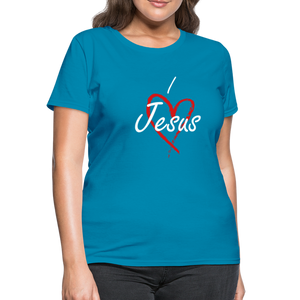 I Love Jesus Women's Tee - Broken Chains Apparel